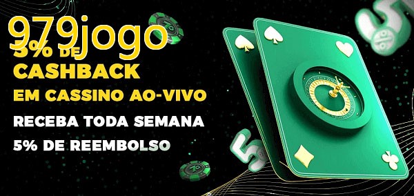 Promoções do cassino ao Vivo 979jogo